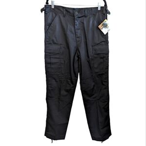 NEW Urban Patrol Black BDU Cargo Pants Size Medium Regular (31-35 waist)